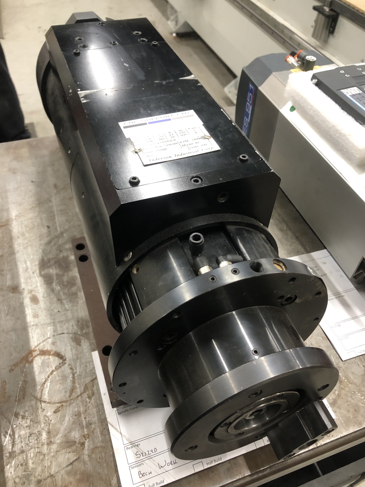 Anderson Router Spindle Repair - CNC Router machinery sales, service ...