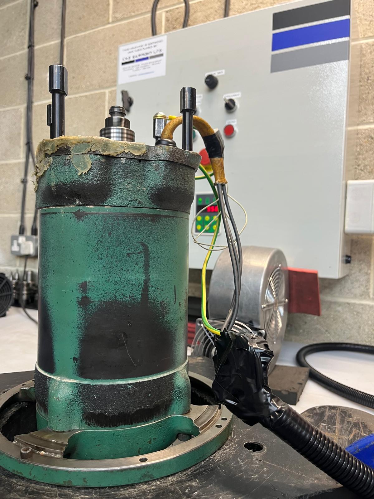 cnc spindle rebuild